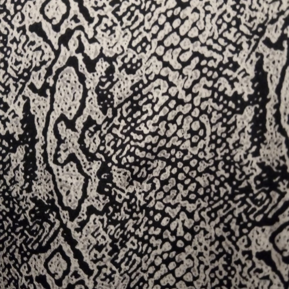 Snake Print Button Front Blouse 1x - image 8